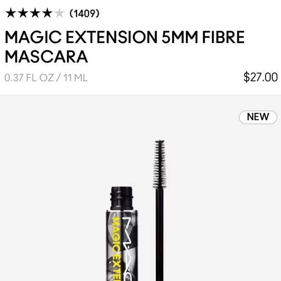 x5 MAC MAGIC EXTENSION 5MM FIBRE MASCARA BRAND NEW BOXED LOT - Picture 8 of 8